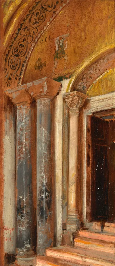 Дверной проем (Сан Марко, Венеция) by Хосе Вильегас Кордеро, 1891 — digital art print download