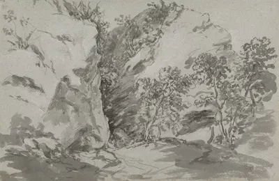 Valley of Gothe by Джордж Хоуленд Бомонт, 1819 — digital art print download