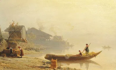 Разгрузка улова by Карл Жирарде — digital art print download