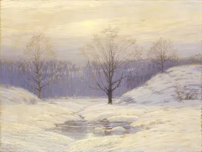 Утренний туман by Леонард Охтман, 1909 — digital art print download