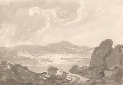 View over Valley by George Howland Beaumont — digital art print download