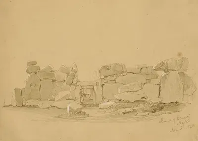 Ruins, Krindi, Malta by Майнер Килборн Келлог — digital art print download