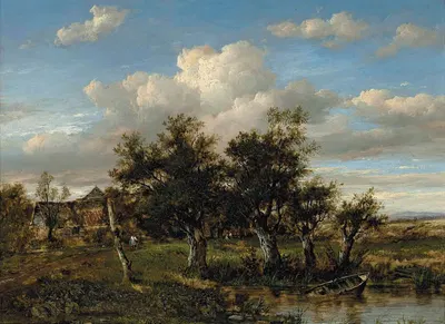 Старая ферма, рядом со Сент-Олбансом by Патрик Насмит, 1829 — digital art print download