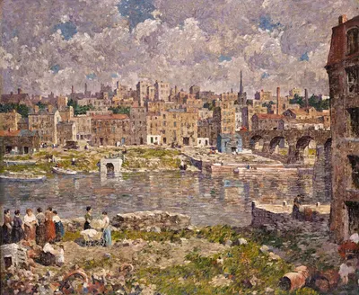 Другой берег by Роберт Спенсер, 1923 — digital art print download