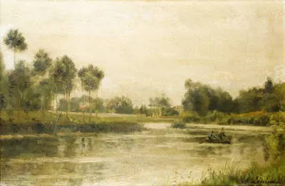 The Marne Near Créteil by Stanislas Lépine — digital art print download