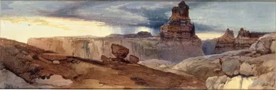 Shin-Au-Av-Tu-Weap (God Land), Cañon Of The Colorado. Utah Ter. by Thomas Moran, 1873-1874 — digital art print download