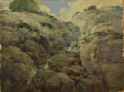 Горный каньон, Колорадо by Уильям Генри Холмс, 1923 — digital art print download