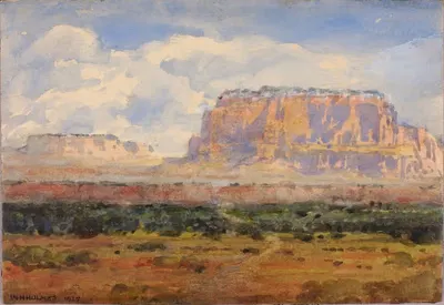 The Enchanted Mesa by William Henry Holmes, 1927 — digital art print download