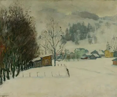 Пейзаж (Туман) by Арнольд Борисович Лаховский, 1931 — digital art print download