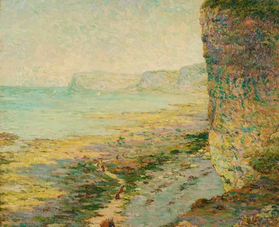 Утесы при низком уровне воды by Клод Эмиль Шюффенекер, 1887 — digital art print download