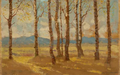 Березы осенью by Фердинанд Катона, 1900–1910 — digital art print download