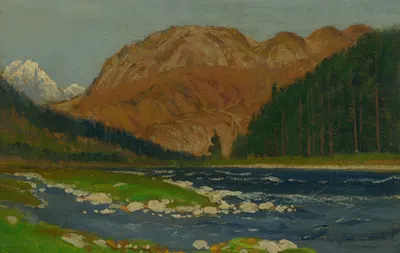 Пейзаж у Дуная by Фердинанд Катона, 1894–1930 — digital art print download