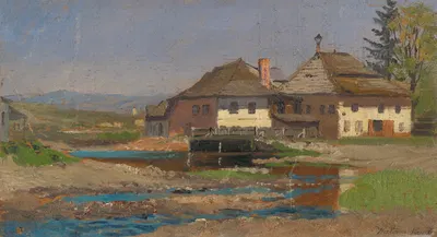 Усадьба в деревне Спиш by Фердинанд Катона, 1890–1900 — digital art print download