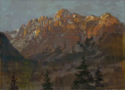 Мотив Татр by Фердинанд Катона, 1900 — digital art print download