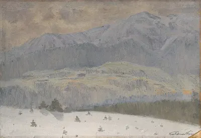 Зимний день в Высоких Татрах by Фердинанд Катона, 1910–1930 — digital art print download