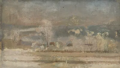 Зимний пейзаж by Фердинанд Катона, 1900–1910 — digital art print download