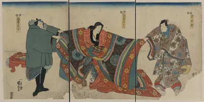 Тайра но мунэмори микадзуки осен эбидзако но дзю by Утагава Куниёси, 1845 — digital art print download
