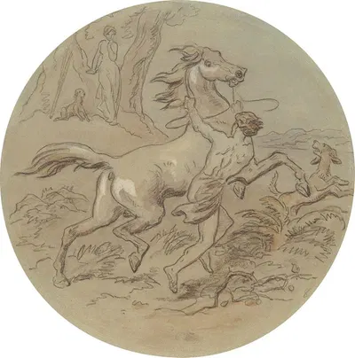 Venus and Adonis pl17 by Хаблот Найт Браун — digital art print download