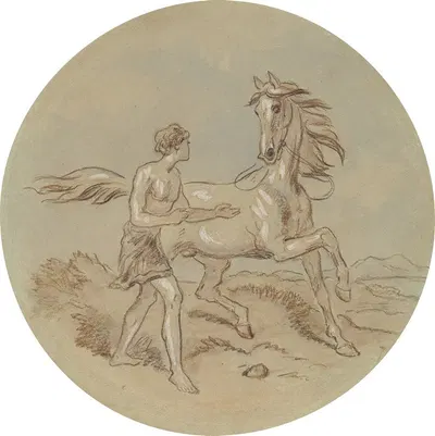 Venus and Adonis pl18 by Хаблот Найт Браун — digital art print download