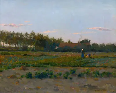 Поле маков by Анри Ле Сиданер, 1884 — digital art print download