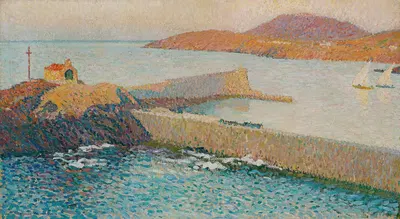 Collioure, La Chapelle Sur La Digue by Henri Martin — digital art print download