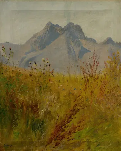 Lomnický Peak by Ladislav Mednyánszky, 1890–1900 — digital art print download