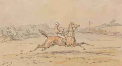 Point-to-Point Racing by Хаблот Найт Браун — digital art print download