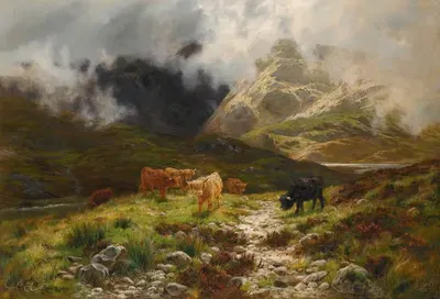 Открытие холмов by Луис Босворт Херт, 1886 — digital art print download