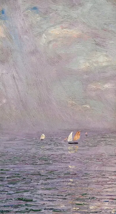 At Sea by Nikolai Nikanorovich Dubovskoy, 1918 — digital art print download