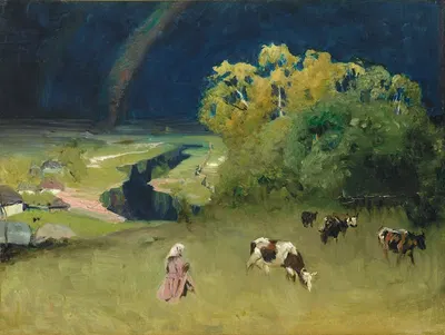 The Rainbow by Nikolai Nikanorovich Dubovskoy, 1889 — digital art print download
