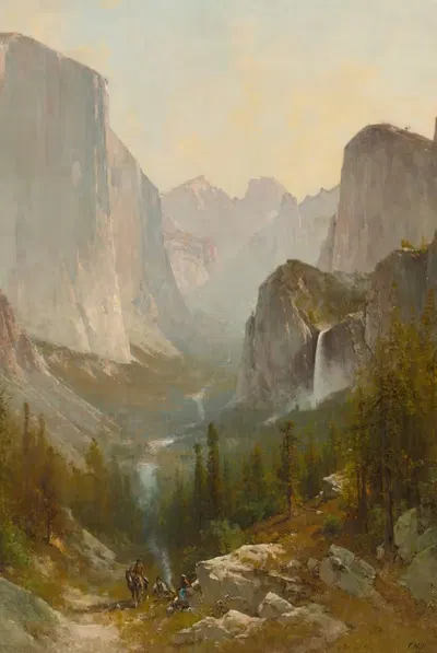 Долина Йосемити by Томас Хилл, 1889 — digital art print download
