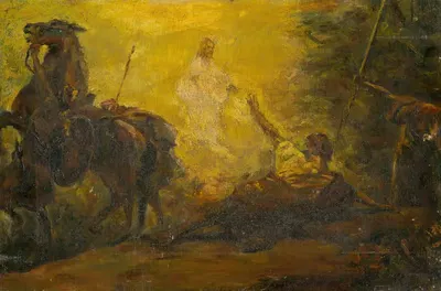 Conversion Of Paul by Árpád Feszty, 1900 — digital art print download