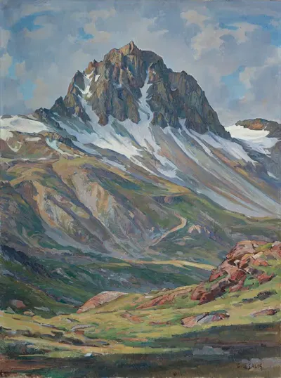Гора Лагрев by Карл Альберт фон Салис — digital art print download