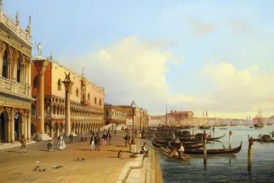 The Grand Canal, Venice by Carlo Grubacs — digital art print download