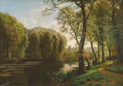 A Summer's Day by Eiler Rasmussen Eilersen, 1878 — digital art print download
