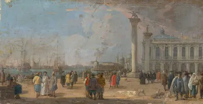 Площадь Святого Марка в Венеции by Франческо Фиданца, 1780–1800 — digital art print download