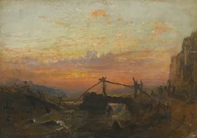 The Broken Bridge by Francis Danby — digital art print download