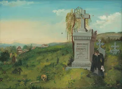 Košický cintorín by František Klimkovič, 1849 — digital art print download