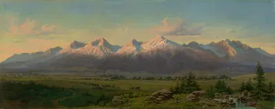 Vysoké Tatry by František Klimkovič, 1887 — digital art print download