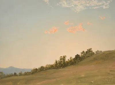 Холм, Хадсон, Нью-Йорк by Фредерик Эдвин Чёрч, 1870 — digital art print download