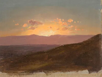 Вид на долину Гудзона by Фредерик Эдвин Чёрч, 1867 — digital art print download