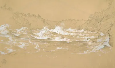 Niagara River Gorge by Фредерик Эдвин Чёрч — digital art print download