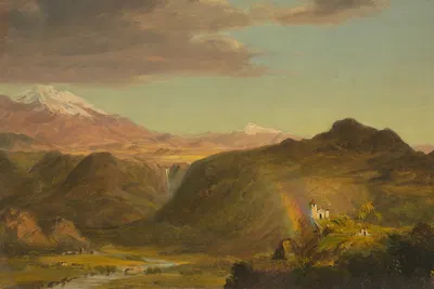 Ландшафт Южной Америки by Фредерик Эдвин Чёрч, 1854 — digital art print download