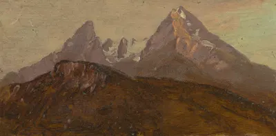 Ватцманн, Берхтесгаден, Бавария by Фредерик Эдвин Чёрч, 1868 — digital art print download
