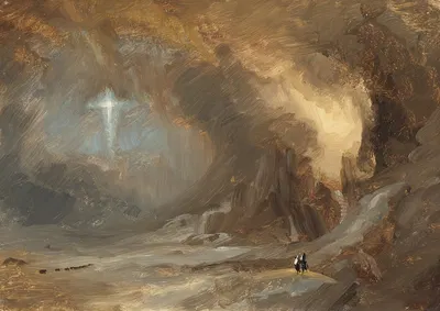 Vision of the Cross by Фредерик Эдвин Чёрч, 1847 — digital art print download