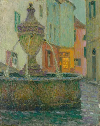 Фонтан, Сен-Поль-де-Ванс by Анри Ле Сиданер, 1925 — digital art print download