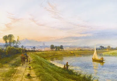Ноттингем by Генри Досон, 1859 — digital art print download