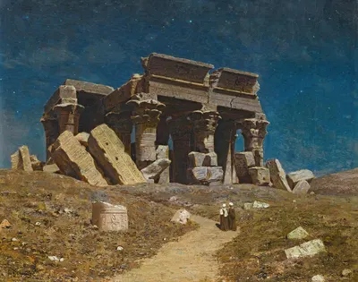 The Ruined Temple Of Kom Ombo, Egypt by Ivan Fedorovich Choultse — digital art print download