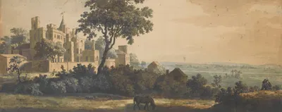 Lord Tyrawley's House Upon Greenwich Hill by Jonathan Skelton — digital art print download