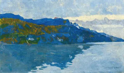 Lake Brienz by Max Buri, 1910 — digital art print download